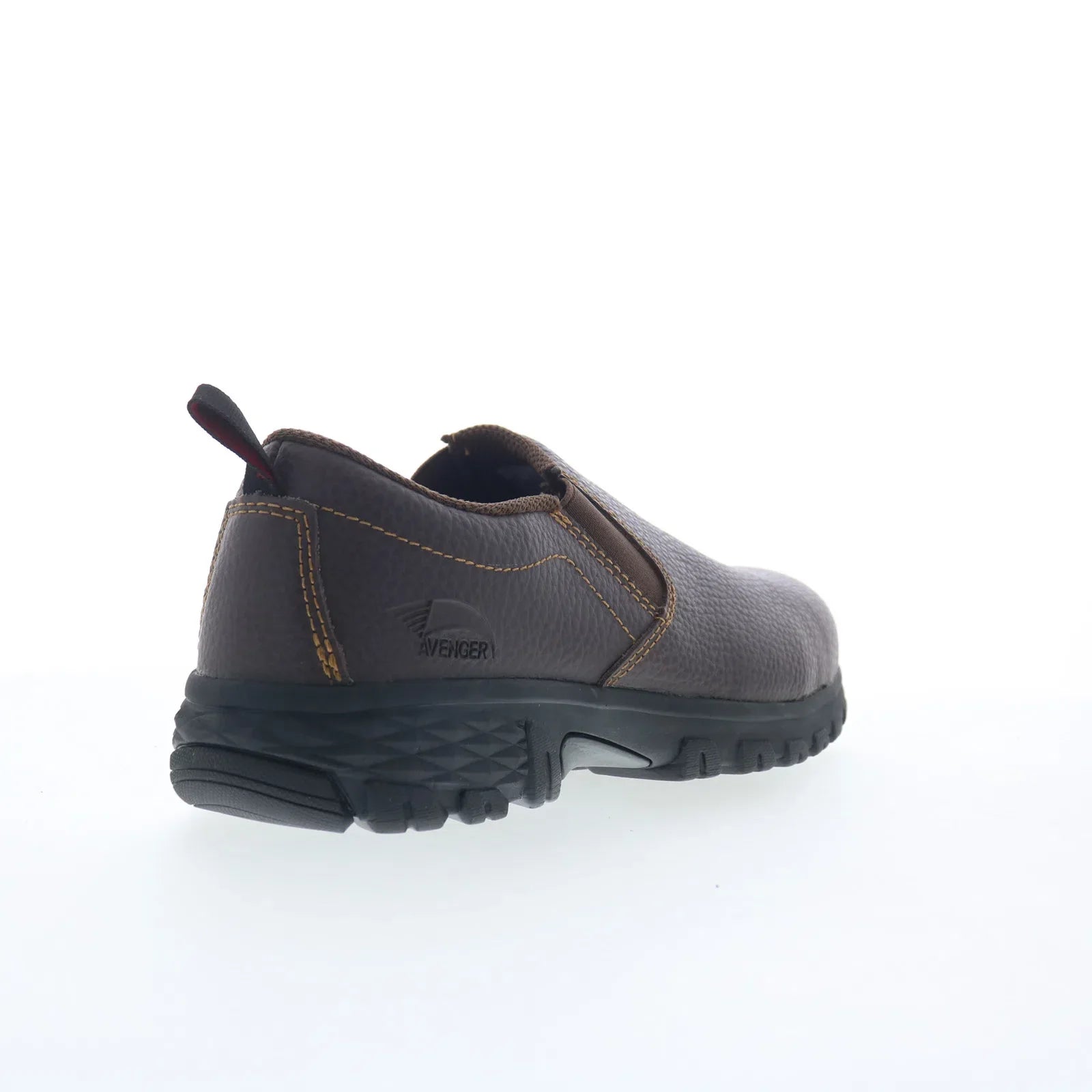 Avenger Flight Slip-On Alloy Toe A7000 Mens Brown Wide Work & Safety Shoes
