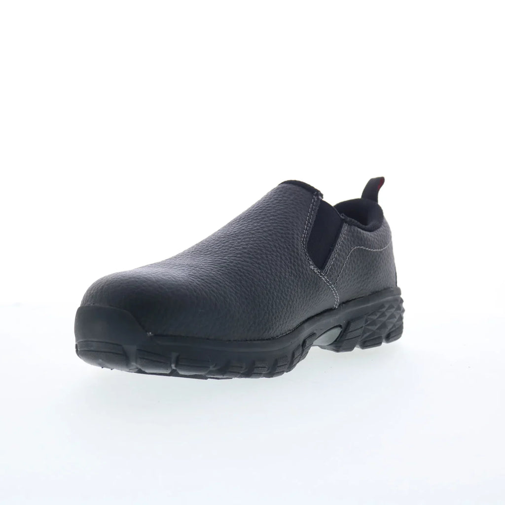 Avenger Flight Slip-On Alloy Toe A7001 Mens Black Wide Work & Safety Shoes