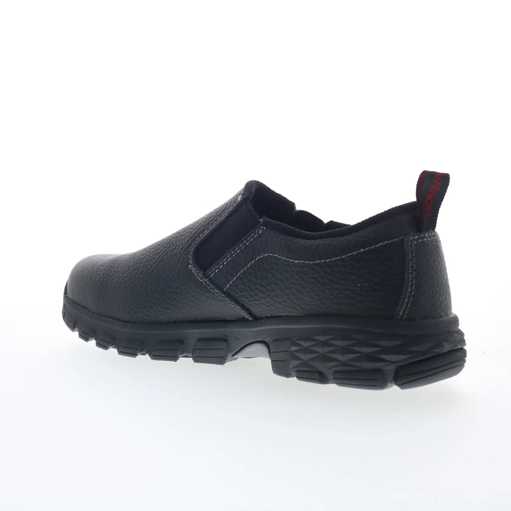 Avenger Flight Slip-On Alloy Toe A7001 Mens Black Work & Safety Shoes