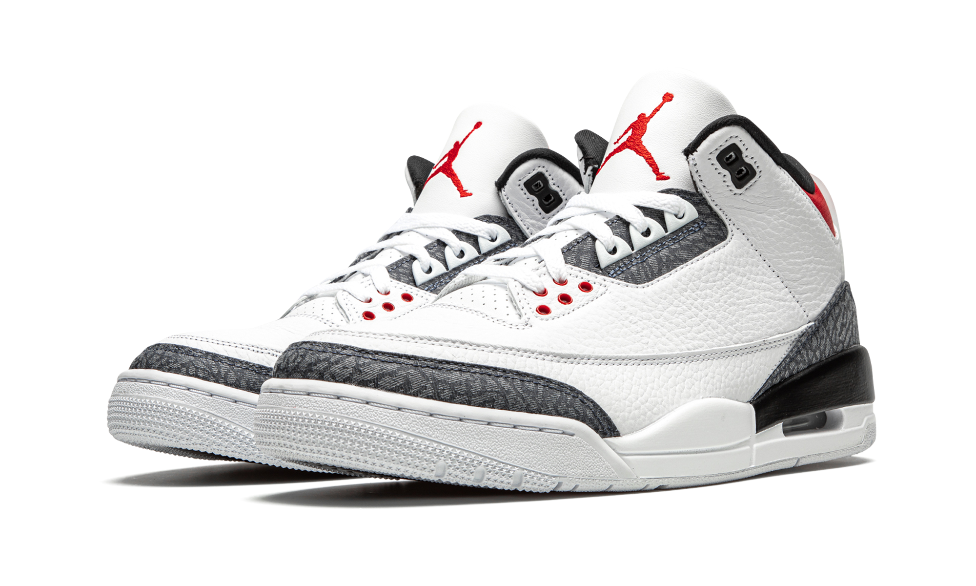 3 Retro SE DNM "Fire Red Denim" CZ6431 100