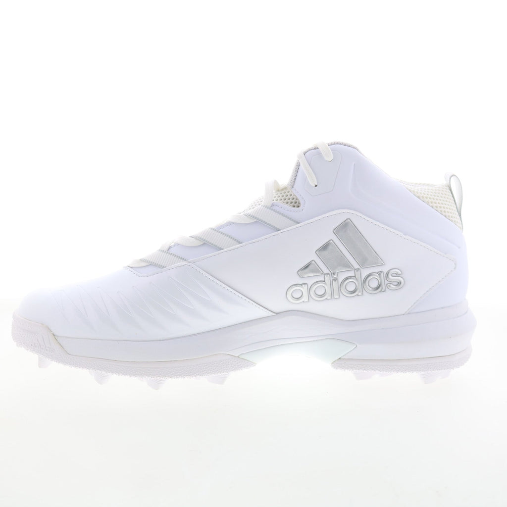Nasty Torsion 2E 20 Mens White Wide Athletic Football Cleats Shoes