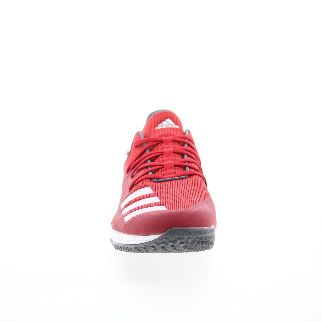 Speed Turf G27680 Mens Red Mesh Lace Up Athletic Baseball Shoes