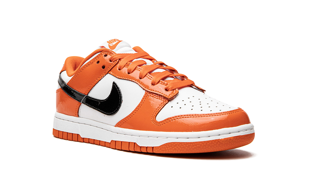 DUNK LO MNS WMNS"Orange/ Black Patent Leather" DJ9955 800