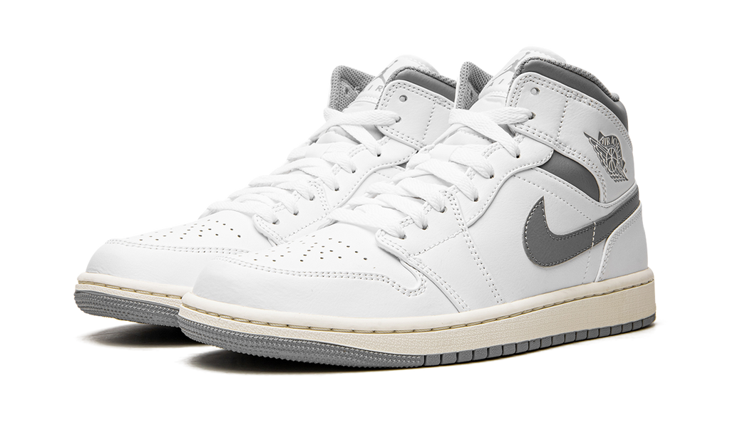 1 Mid "White / Stealth Grey" 554724 135