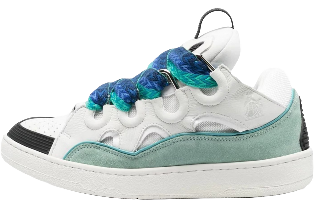Curb Sneaker White Blue