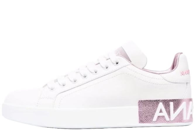 Portofino White Metallic Pink