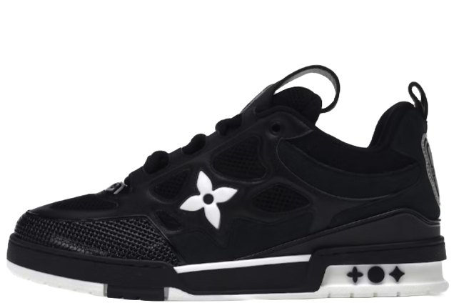 Skate Sneaker Black White