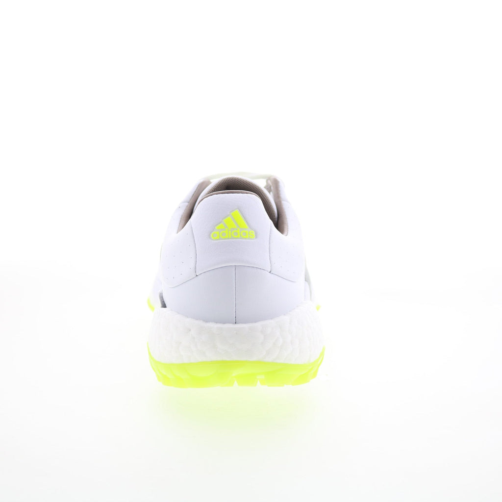 Tour360 22 GX4128 Mens White Leather Lace Up Athletic Golf Shoes