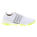 Tour360 22 GX4128 Mens White Leather Lace Up Athletic Golf Shoes