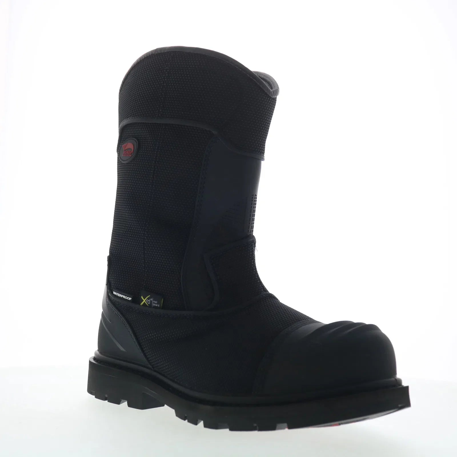 Avenger Hammer Wellington Carbon Toe WP Mens Black Wide Work & Safety Boots