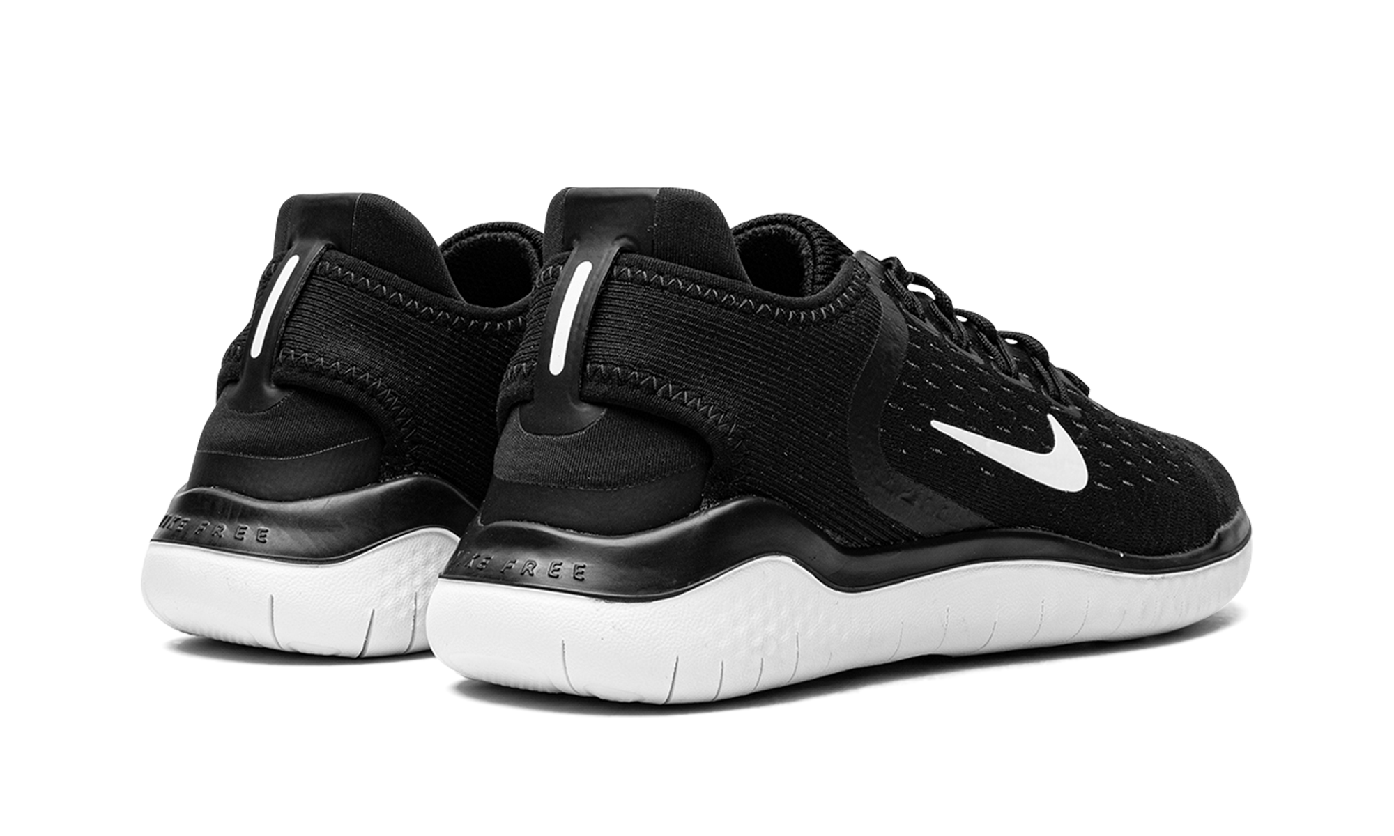 FREE RN 2018 MNS WMNS"BLACK WHITE" 942837 001