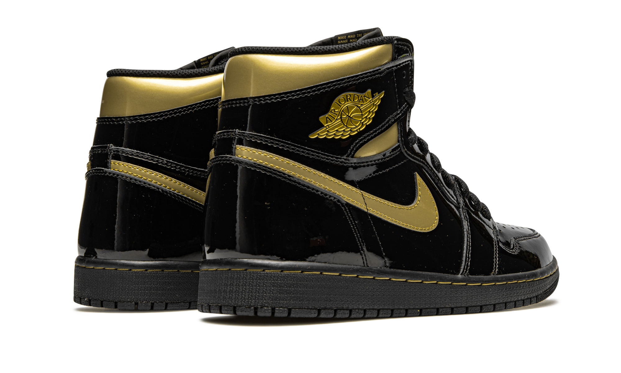 1 Retro High OG "Black Metallic Gold" 555088 032