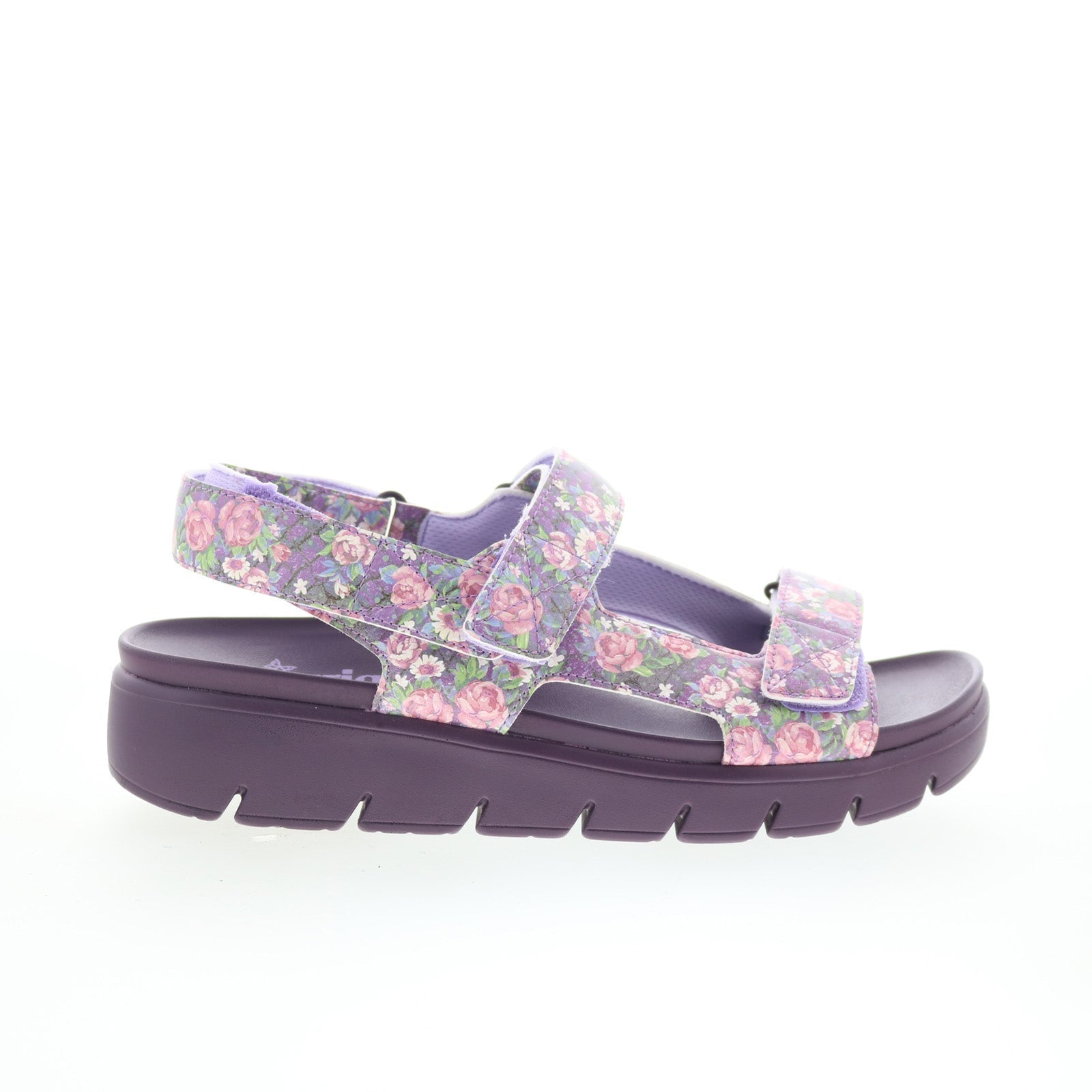 Alegria Henlee HLE-7436 Womens Purple Synthetic Strap Sandals Shoes