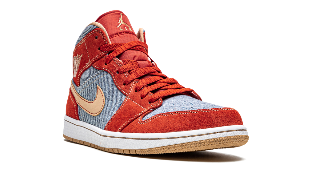 1 Mid SE "Denim Red Suede" DM4352 600