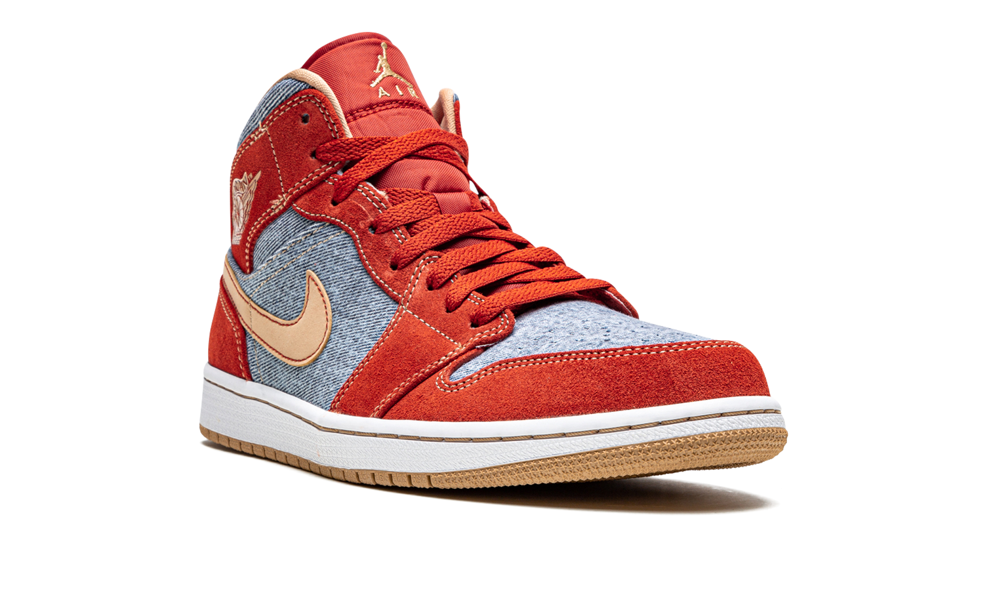 1 Mid SE "Denim Red Suede" DM4352 600