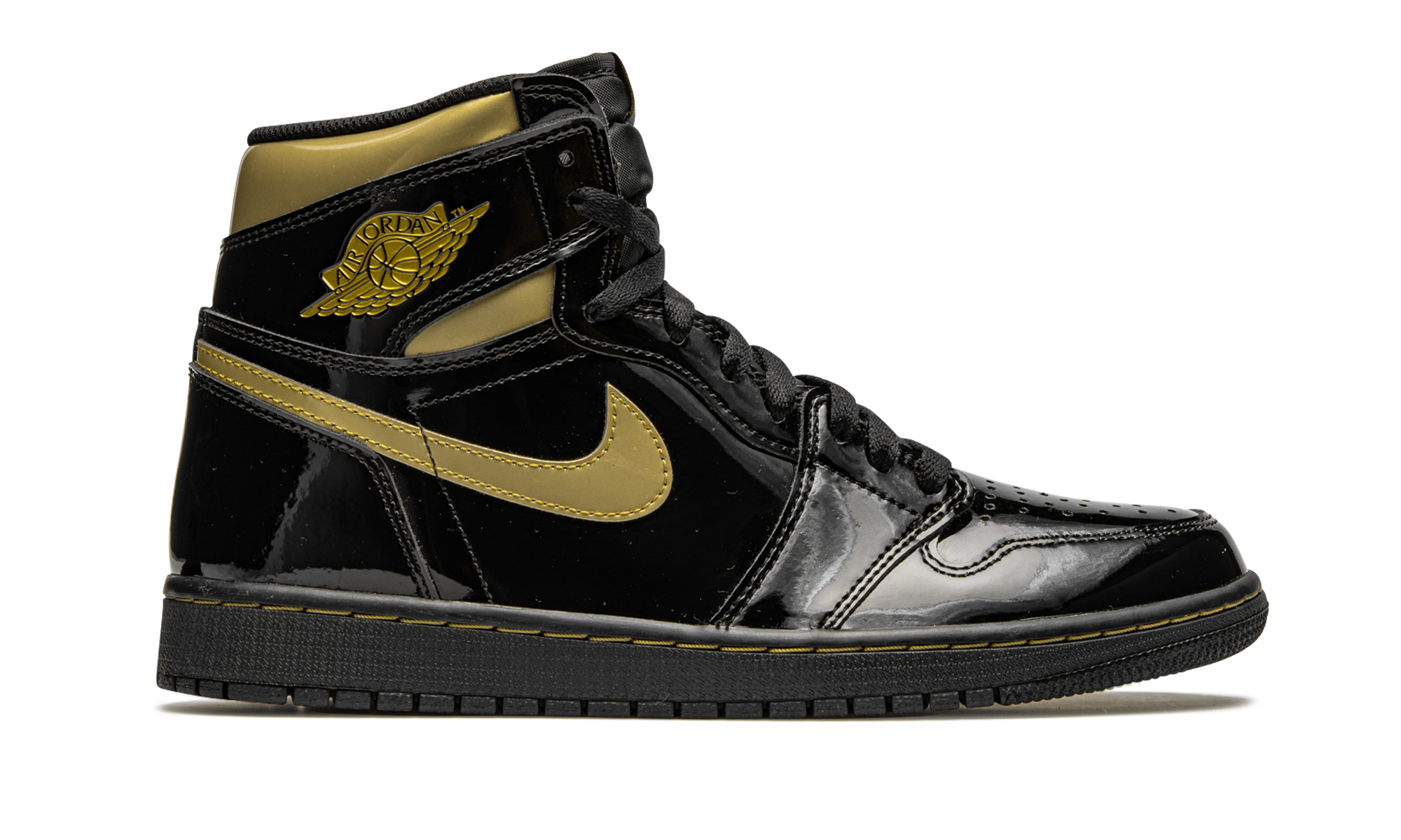 1 Retro High OG "Black Metallic Gold" 555088 032