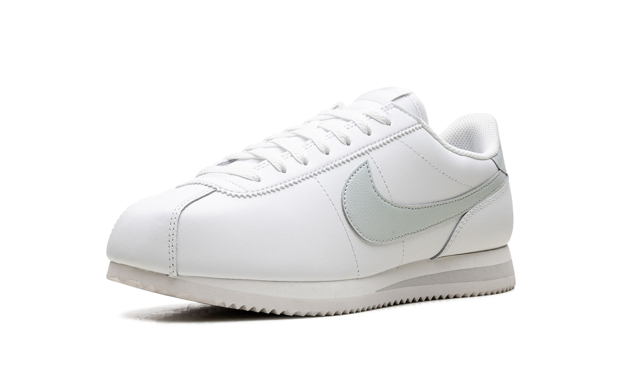Cortez Leather WMNS"Summit White Light Silver" DN1791 106