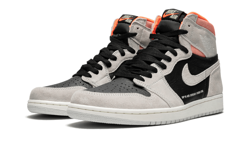 1 Retro High OG "Neutral Grey/Hyper Crimson" 555088 018