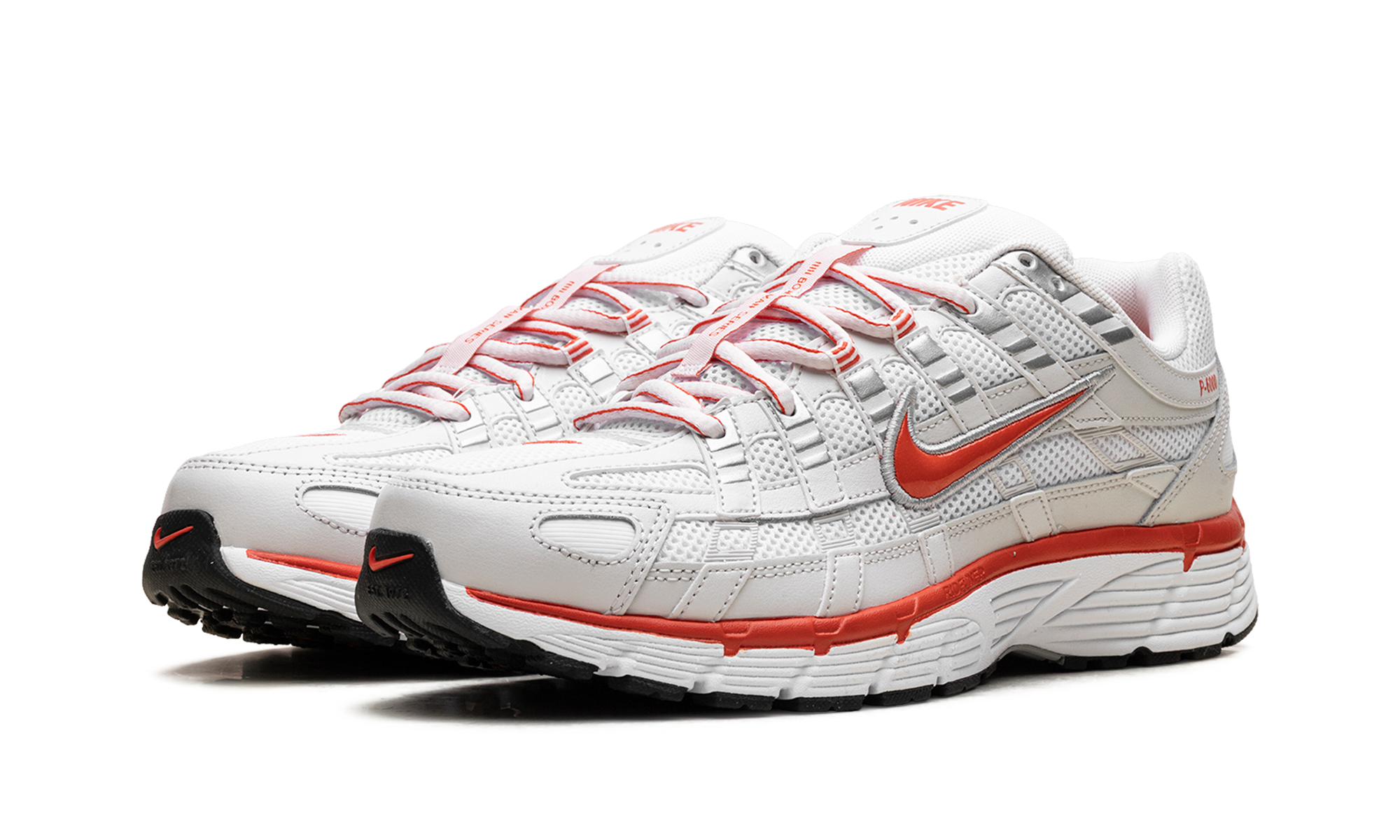 P-6000 Wmns"White Platinum Tint Black Picante Red" BV1021 107