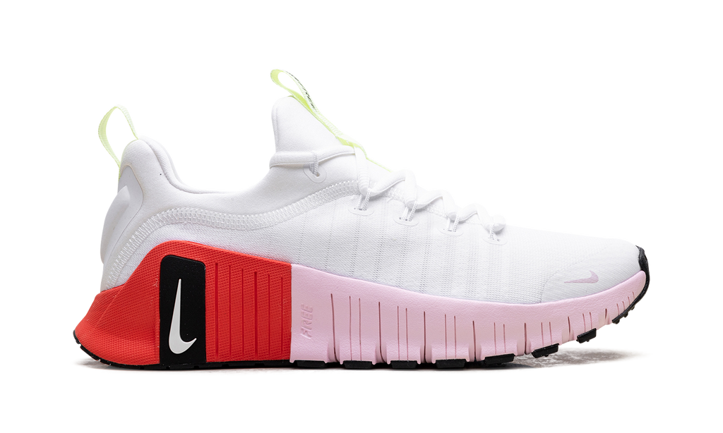 Free Metcon 6 WMNS"White Barely Volt Bright Crimson Pink Foam" IB4526 100