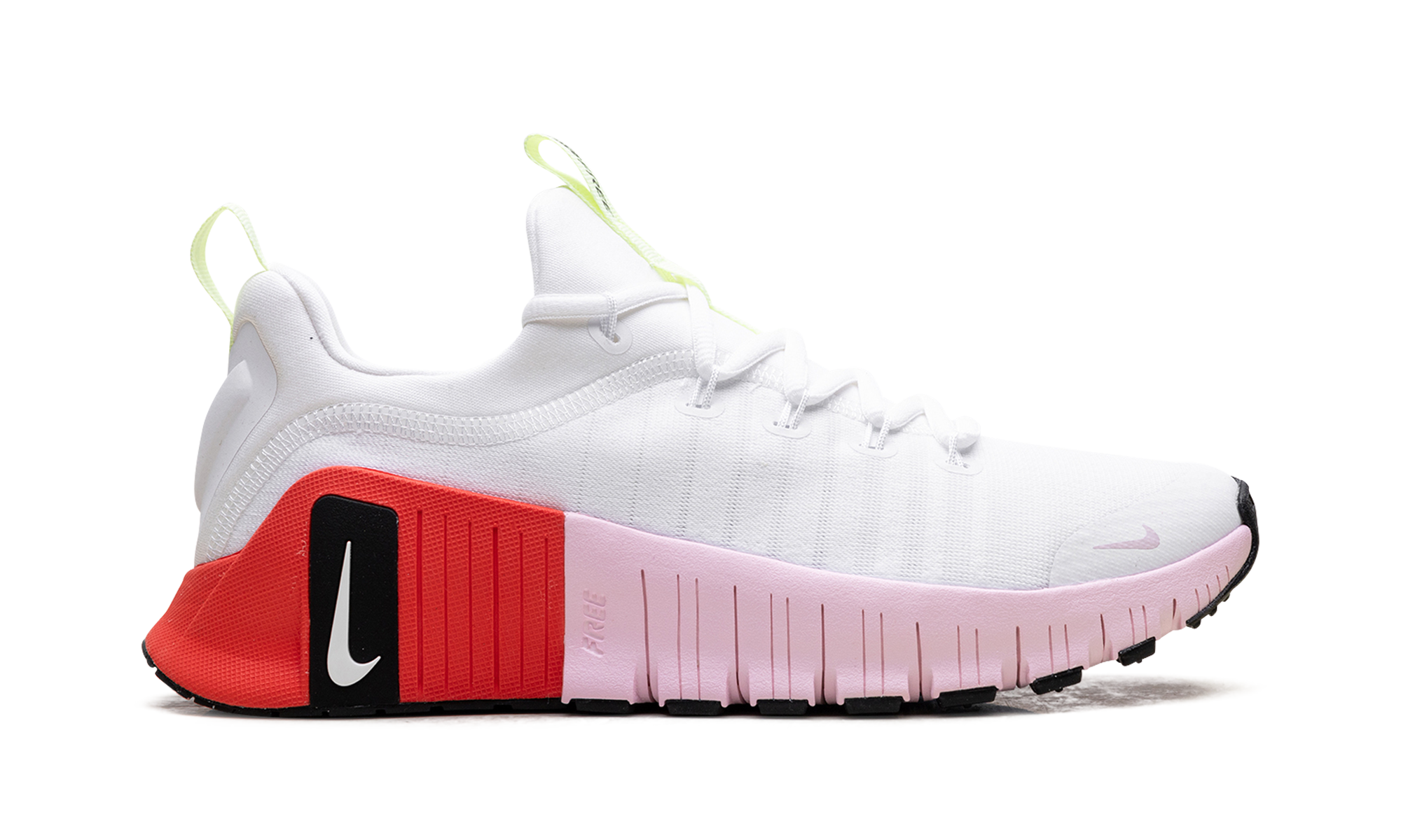 Free Metcon 6 WMNS"White Barely Volt Bright Crimson Pink Foam" IB4526 100