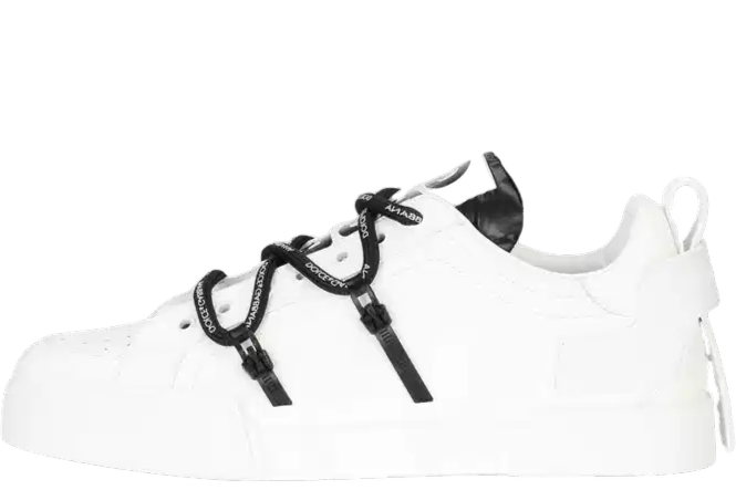 Portofino Strapped White Black