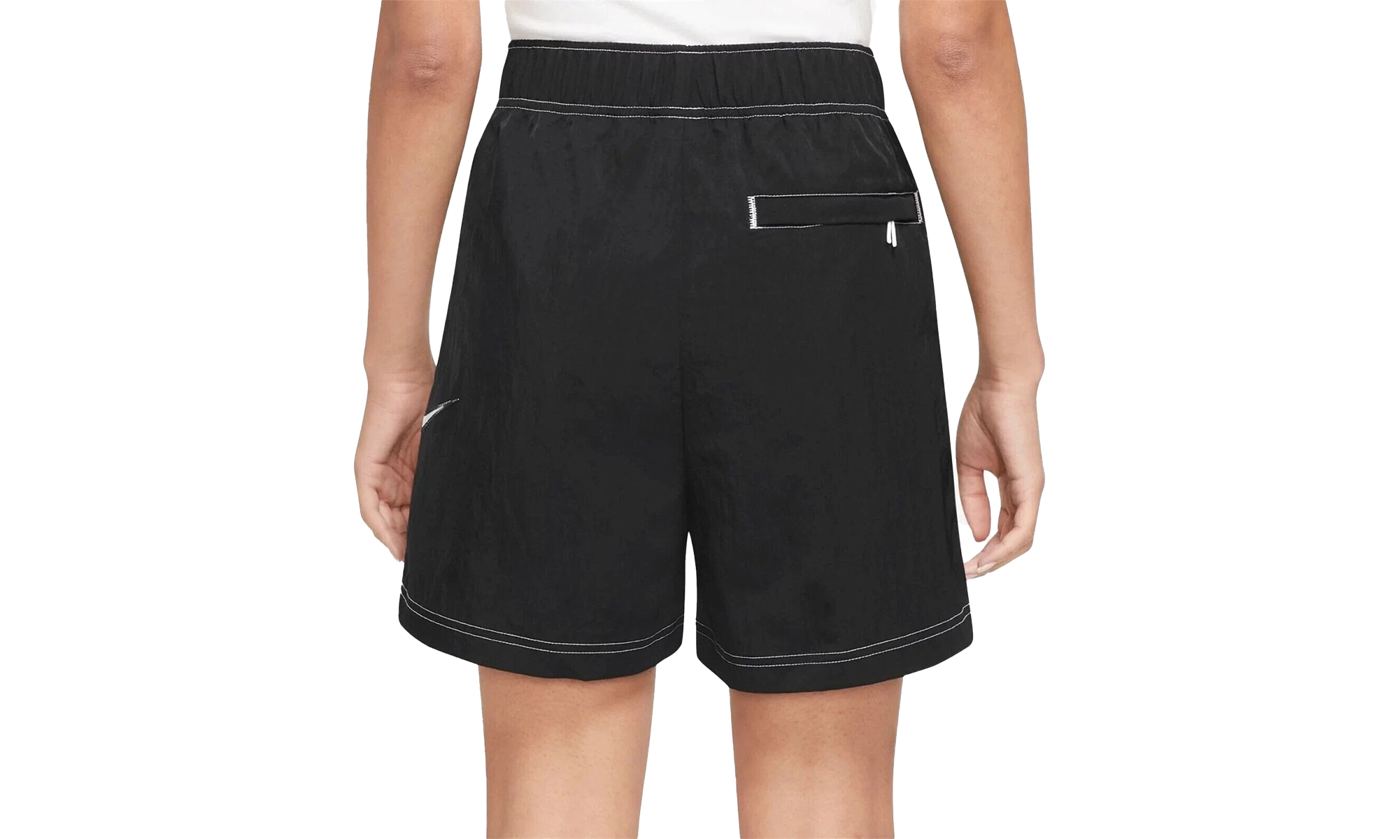 SWOOSH HIGH WAISTED LOOSE SHORTS WMNS"Black" DM6752 010
