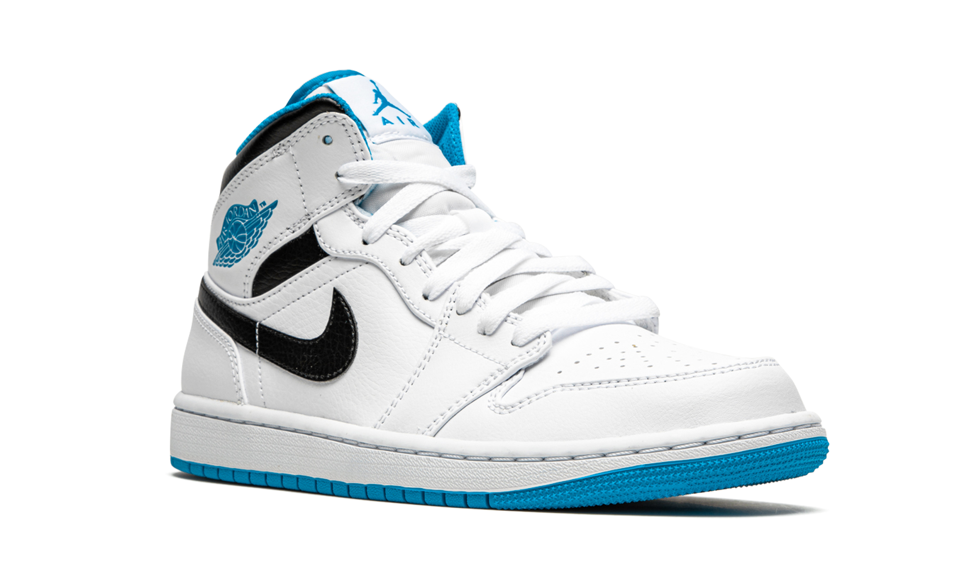 1 Mid "White / Laser Blue" 554724 141