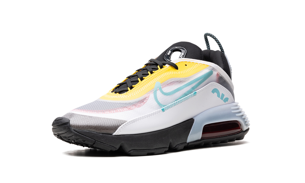 Air Max 2090 "White Speed Yellow Bleached Aqua"