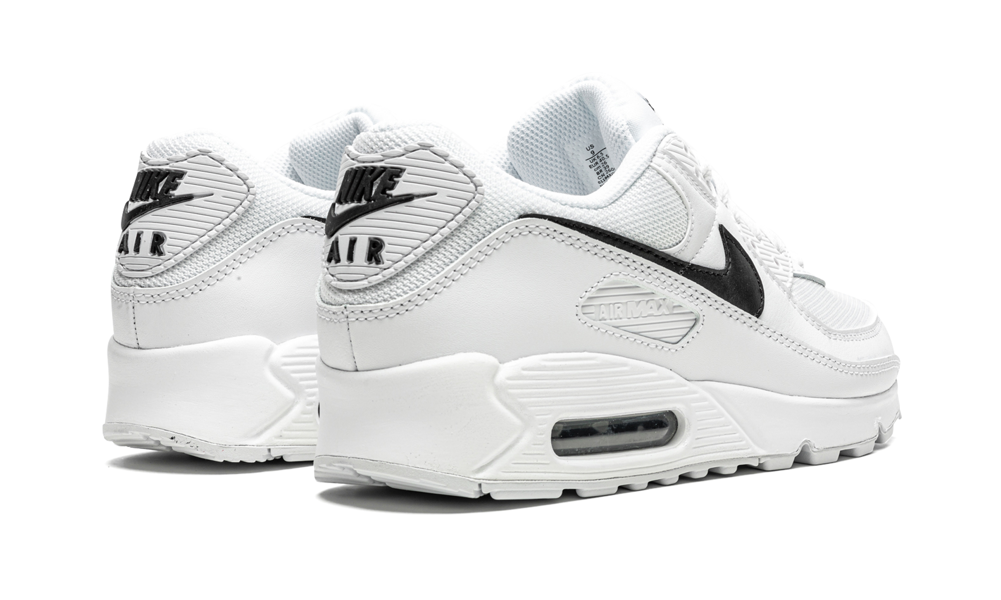 AIR MAX 90 MNS WMNS "White / Black" CQ2560 101