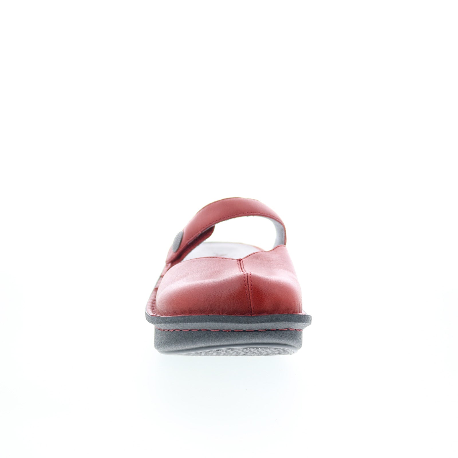 Alegria Kamila Garnet KAM-6107 Womens Red Leather Slides Sandals Shoes