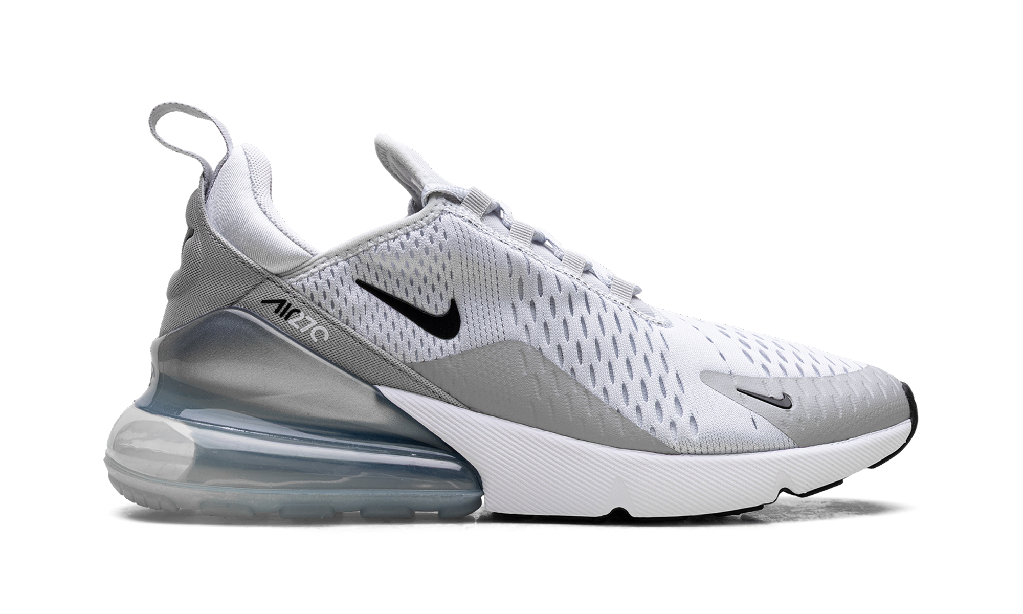 Air Max 270 WMNS"Pure Platinum Light Smoke Grey Metallic Silver Black" AH6789 018