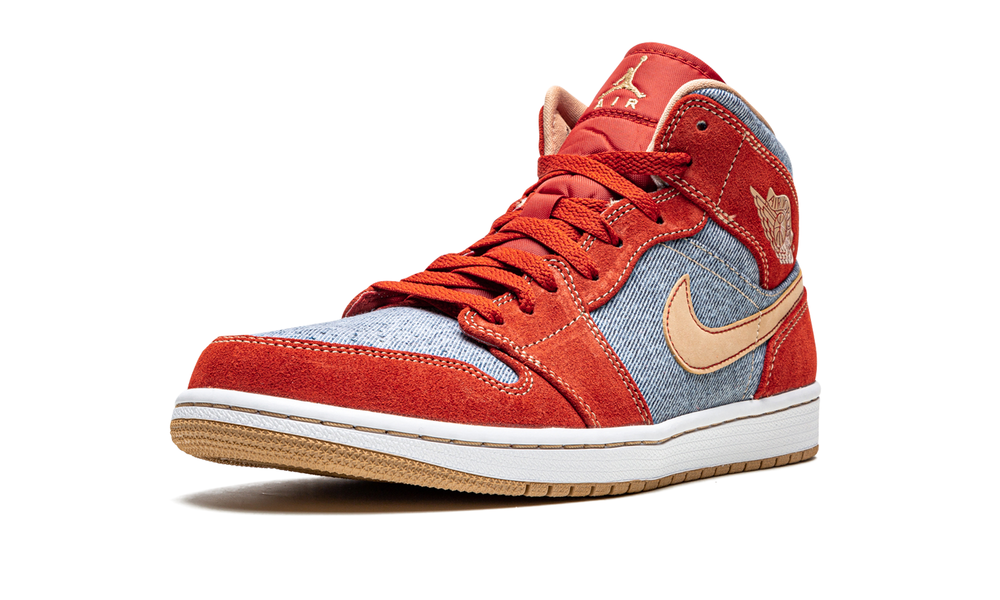 1 Mid SE "Denim Red Suede" DM4352 600