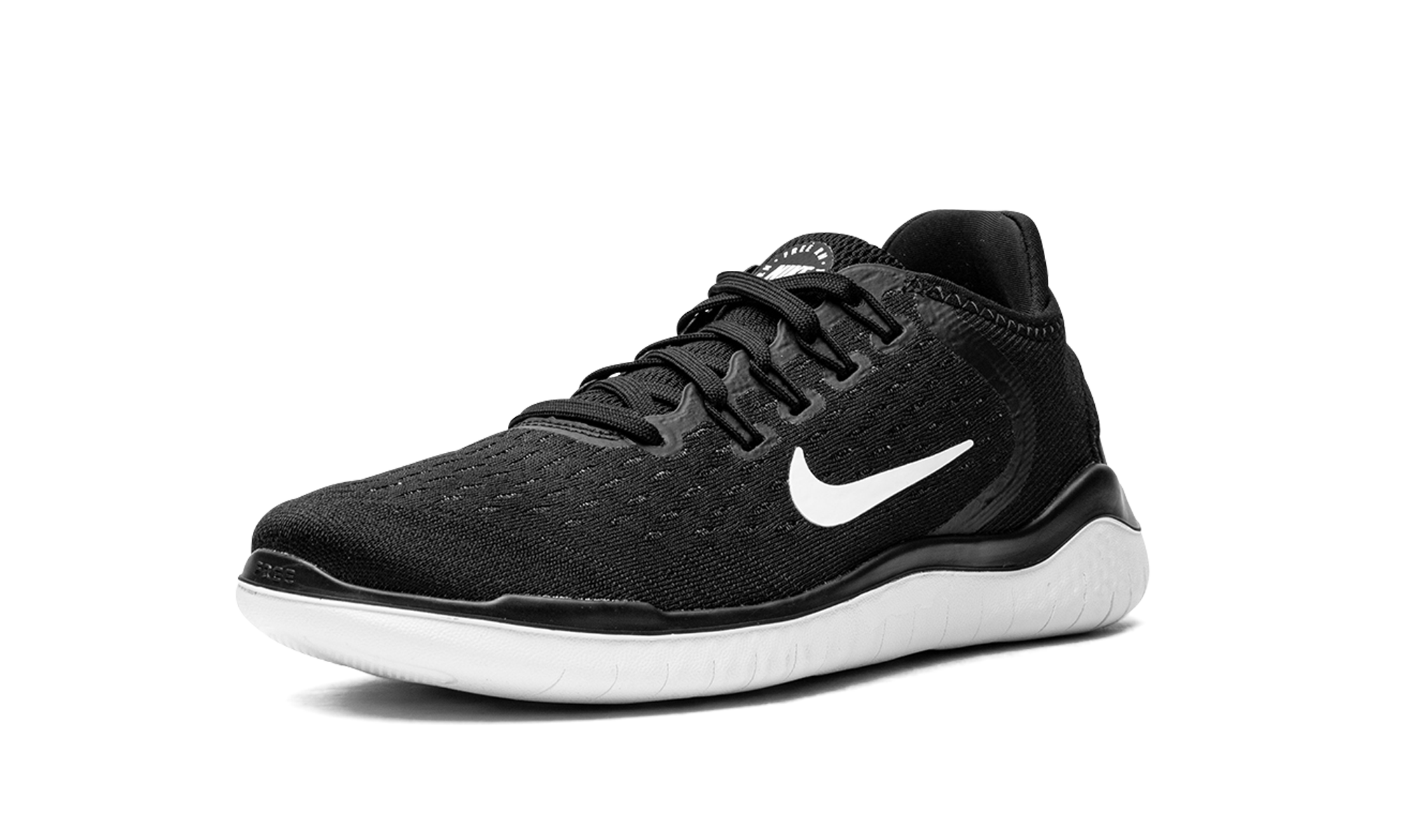 FREE RN 2018 MNS WMNS"BLACK WHITE" 942837 001