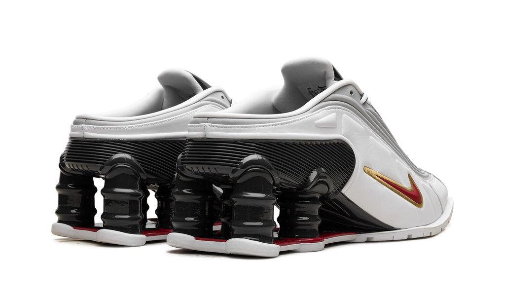 Shox MR4 Mule"Martine Rose Metallic Platinum Varsity Red" IM5420 100