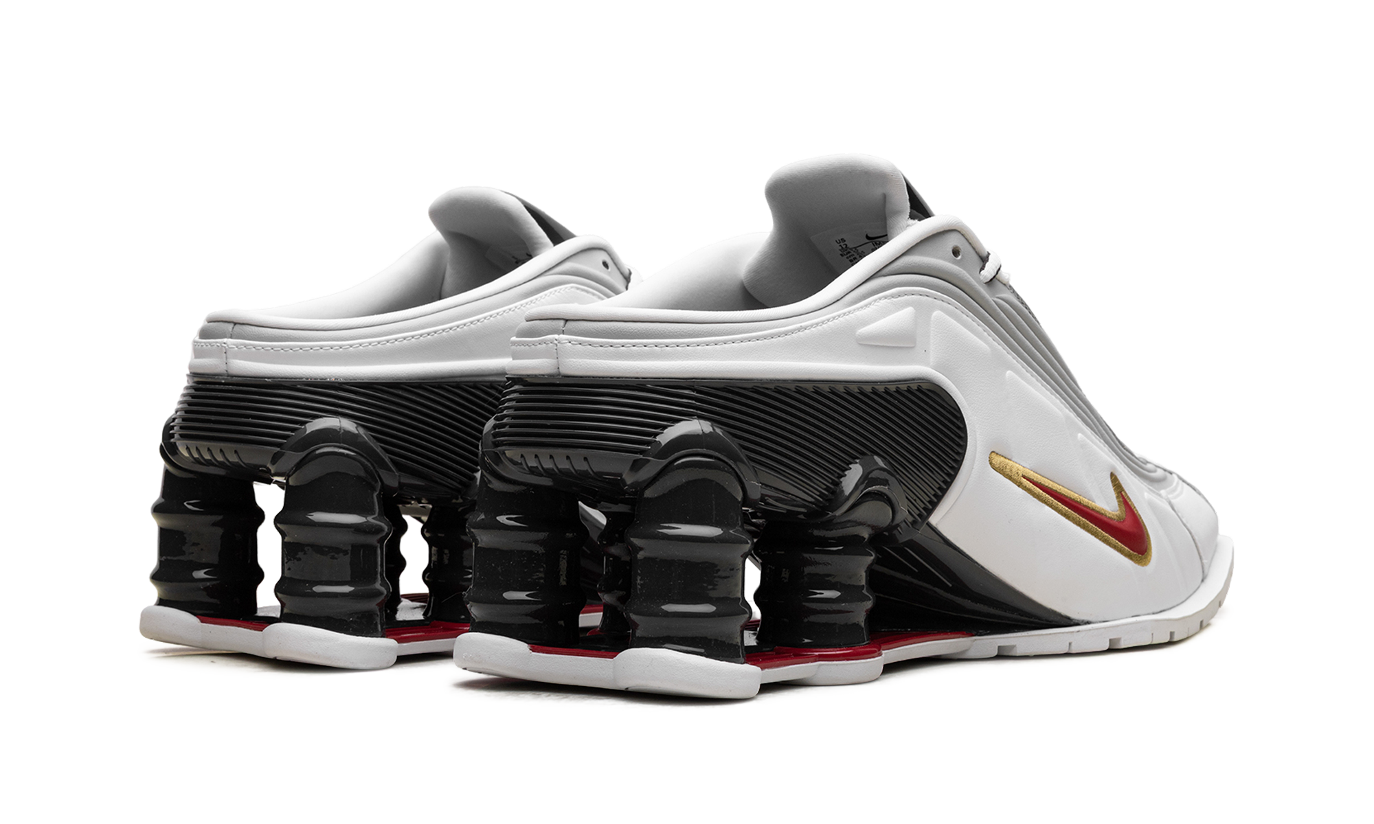 Shox MR4 Mule"Martine Rose Metallic Platinum Varsity Red" IM5420 100