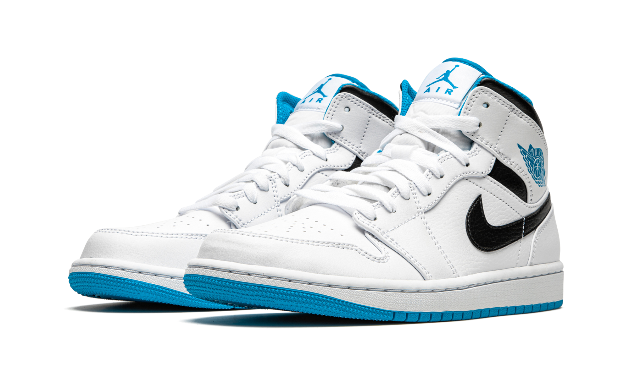 1 Mid "White / Laser Blue" 554724 141