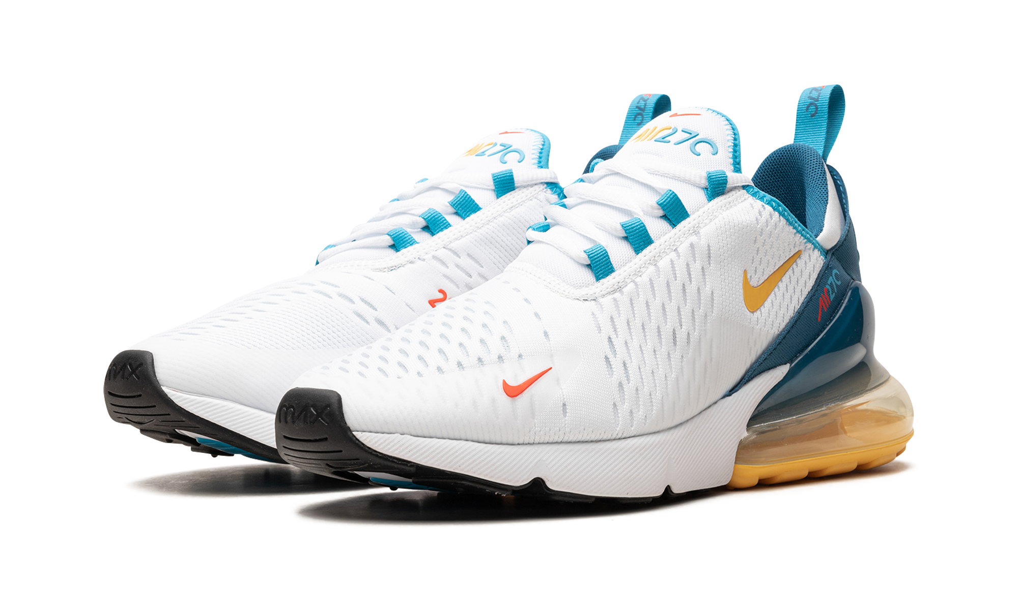 Air Max 270 "White Industrial Blue Citron Pulse" FJ4000 100