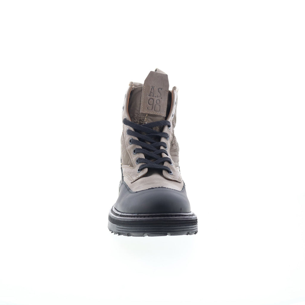 Rupert Mens Gray Synthetic Lace Up Casual Dress Boots