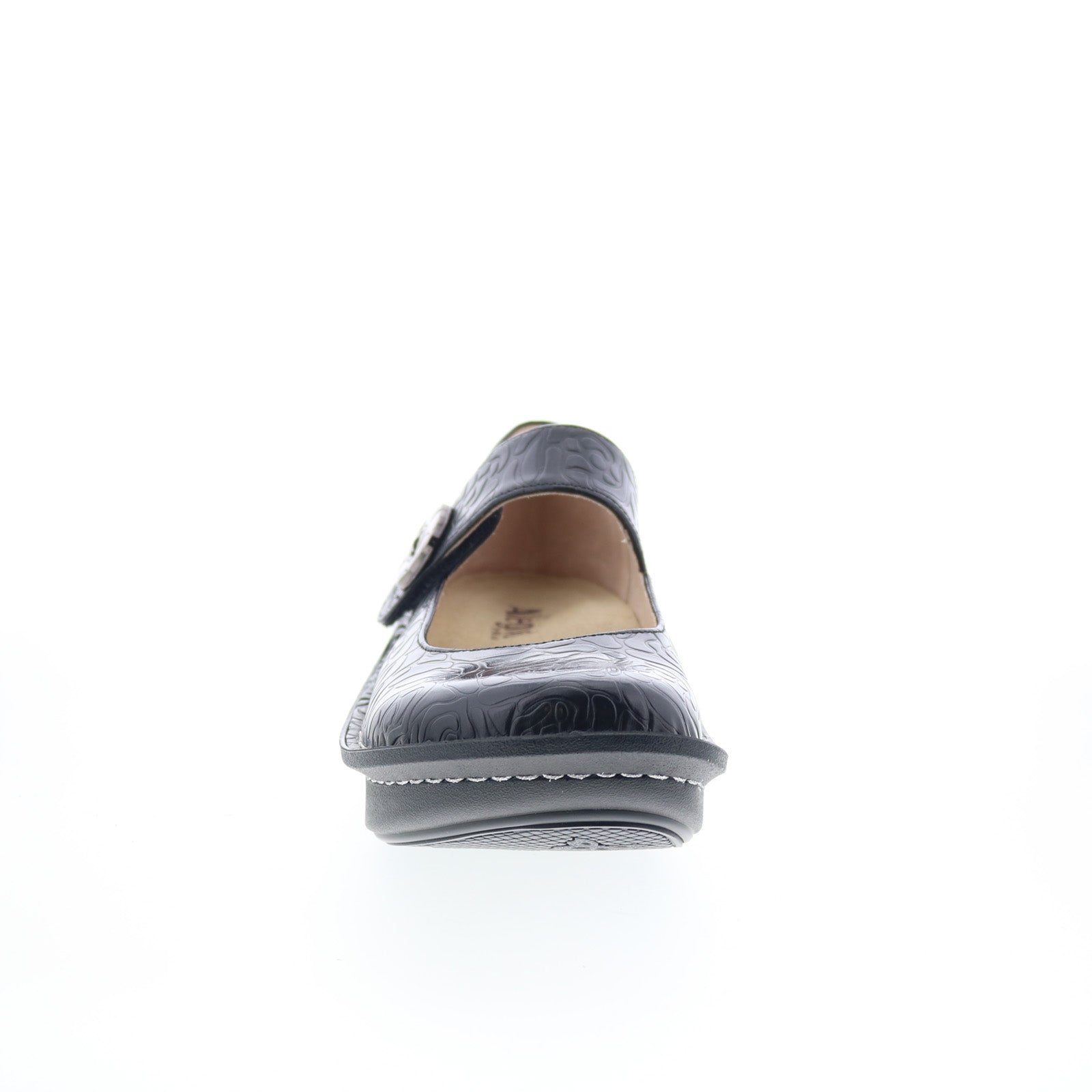 Alegria Paloma PAL-531 Womens Black Leather Slip On Mary Jane Flats Shoes