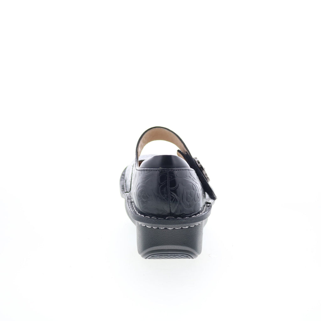 Alegria Paloma PAL-531 Womens Black Leather Slip On Mary Jane Flats Shoes
