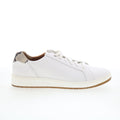 Aetrex Blake PC133 Womens White Leather Lace Up Lifestyle Sneakers Shoes