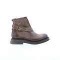 Roan Womens Brown Leather Zipper Casual Dress Boots