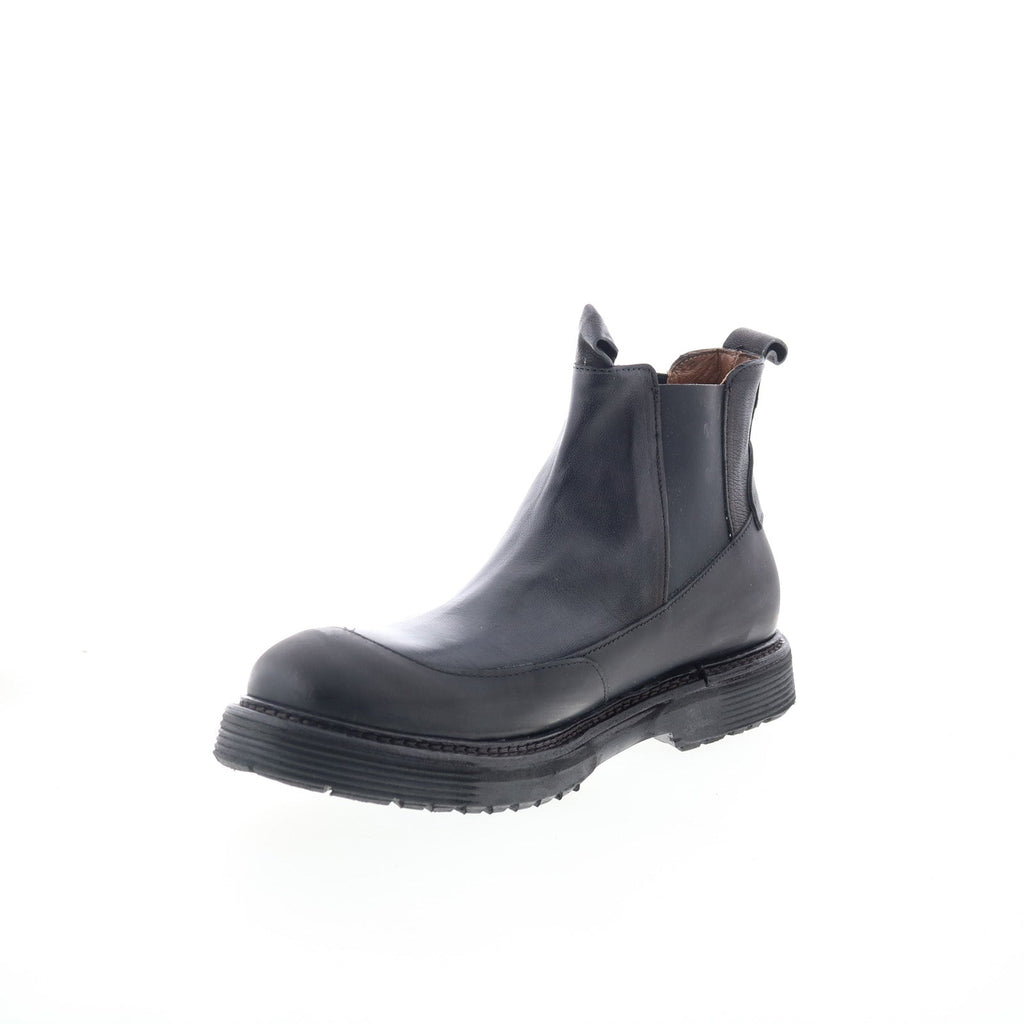 Ronny Mens Black Synthetic Slip On Chelsea Boots