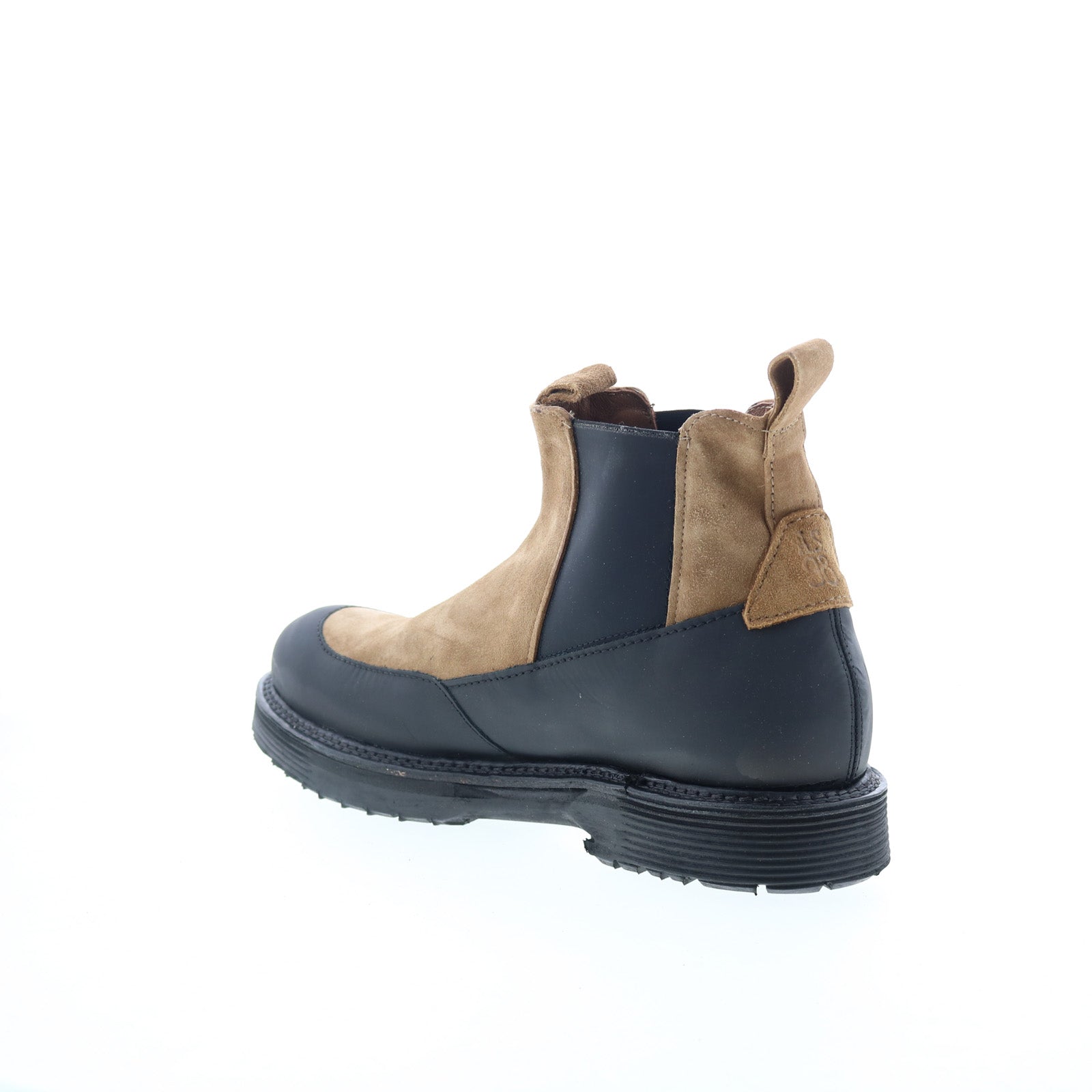 Ronny Mens Brown Synthetic Slip On Chelsea Boots