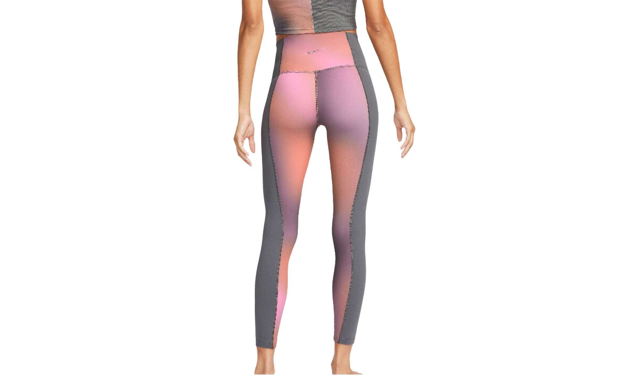 Womens Yoga Dri-fit - Tight Fit Leggings"IRON GREY/MULTI COLOR" DQ6427 068