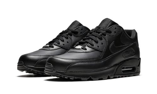 Air Max 90 Leather "Triple Black" 302519 001A
