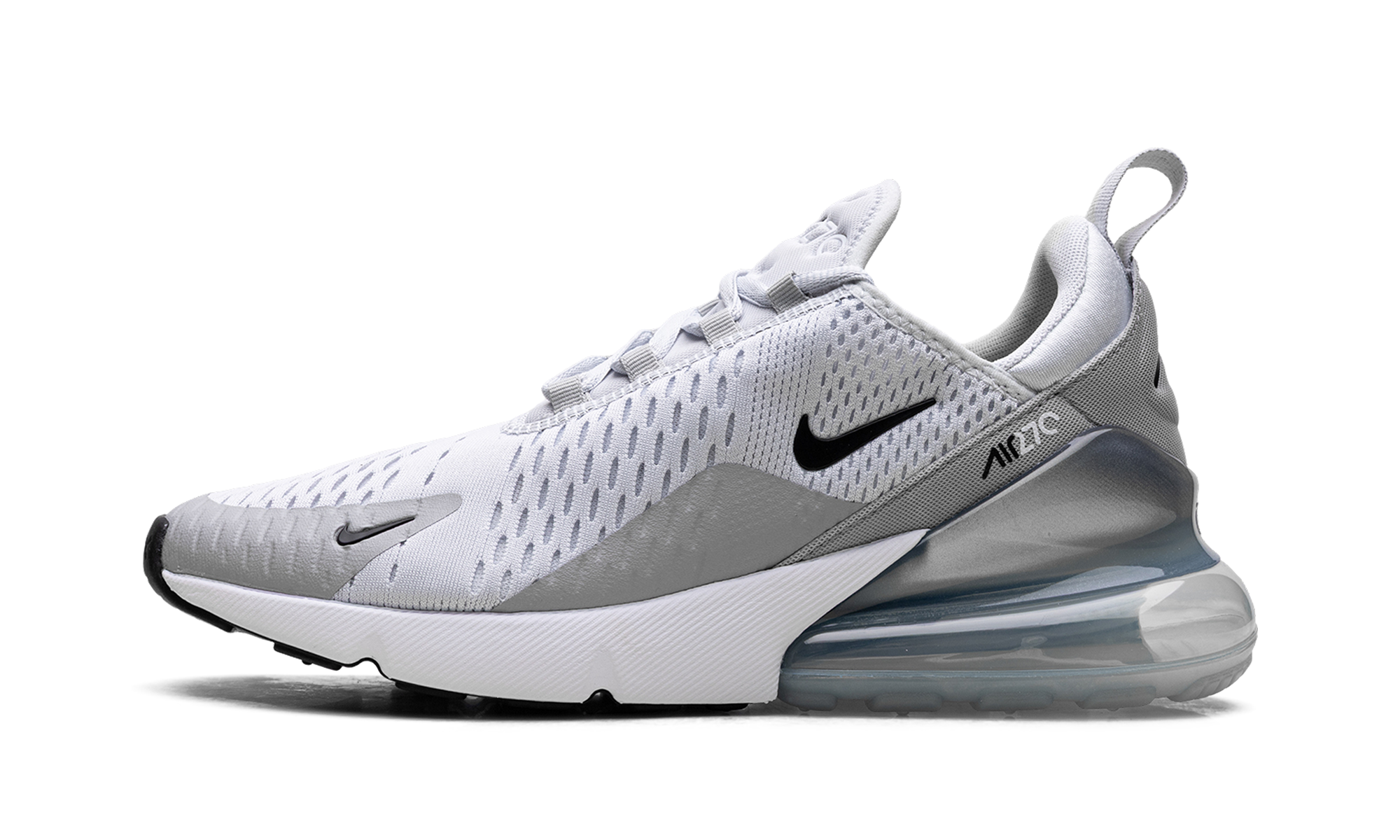 Air Max 270 WMNS"Pure Platinum Light Smoke Grey Metallic Silver Black" AH6789 018