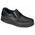 Men's Navigator SR Slip Resistant Non Slip Loafer in Black