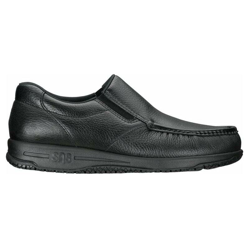 Men's Navigator SR Slip Resistant Non Slip Loafer in Black